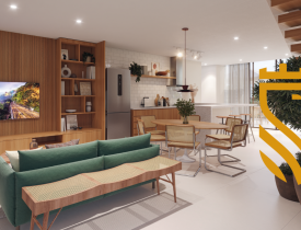 COBERTURA DUPLEX/ 2 SUÍTES COM LAZER COMPLETO EM JARDIM CAMBURI