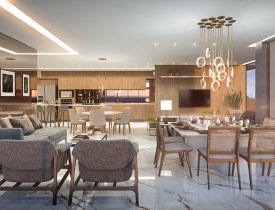 APARTAMENTO DE 02 SUITES  COM LAZER COMPLETO NO LUXUOSO HONFLEUR MAISON